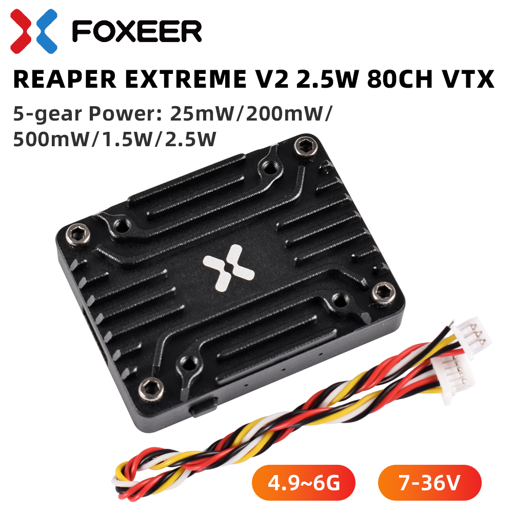 جهاز إرسال فيديو Foxeer 5.8G R - مراجعة Foxeer Reaper Extreme 2.5W Vtx وسعره